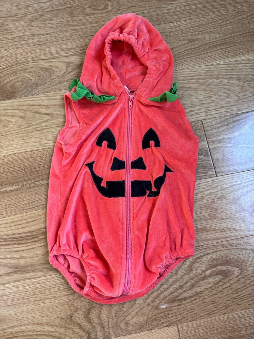 Pumpkin Jack-O'-Lantern Kids Costume Hoodie - Orange